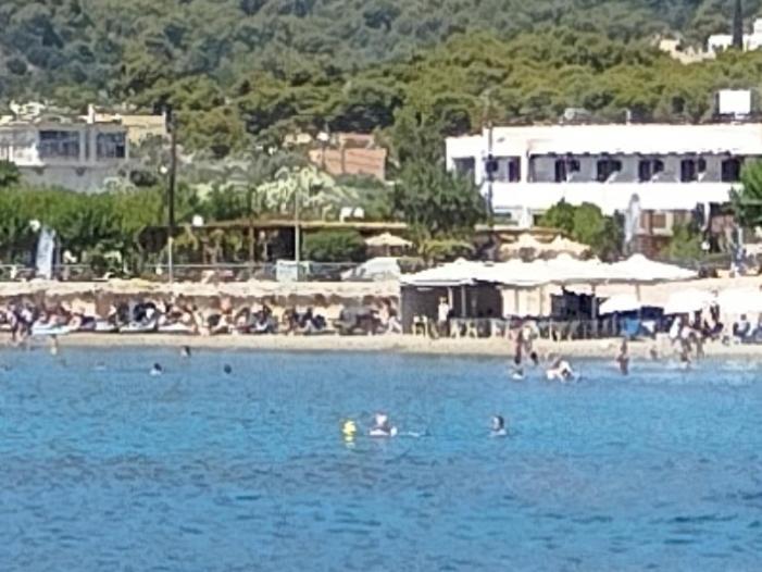 Παραθαλασσιο Στουντιο Μιχαλιας Sea View Studio Michalias Νουμερο 8 Agia Marina  Dış mekan fotoğraf