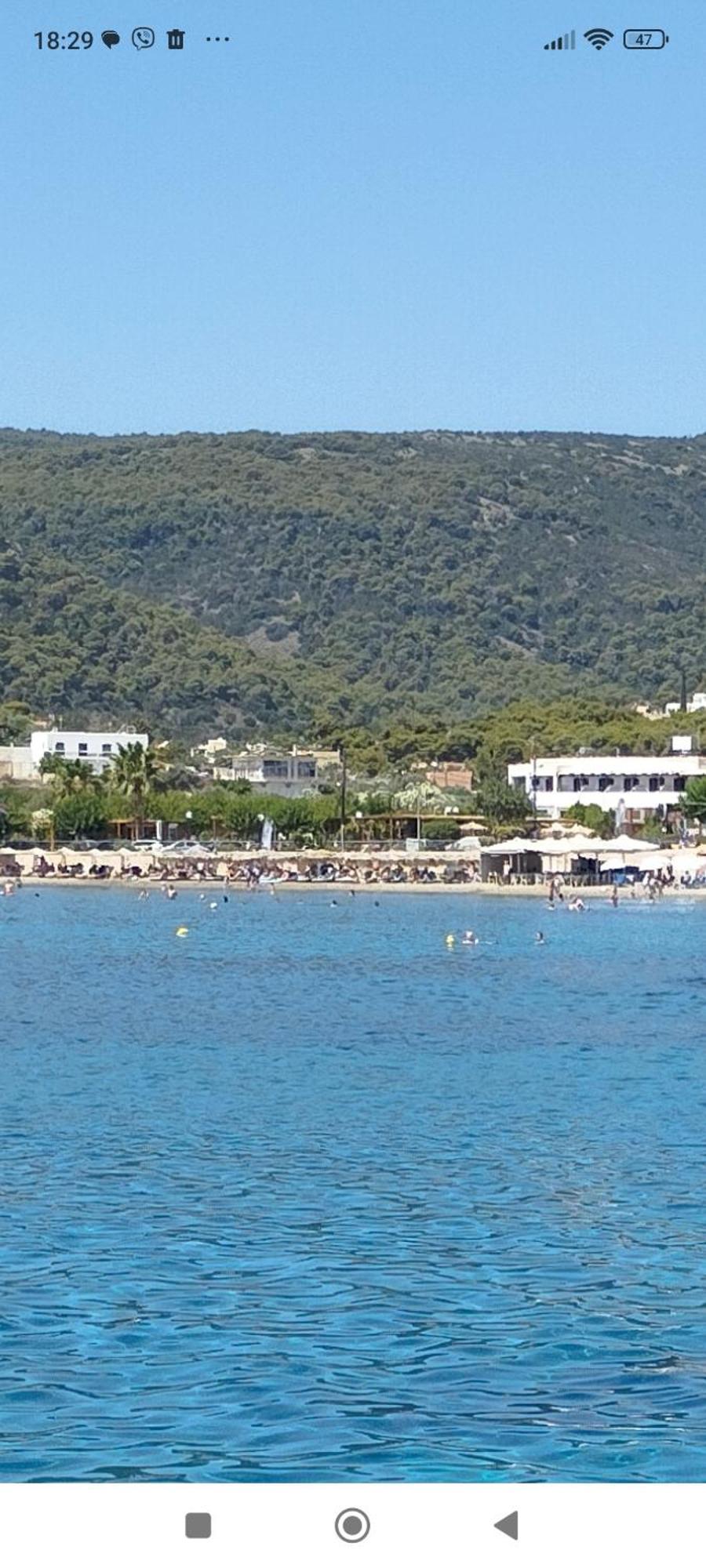 Παραθαλασσιο Στουντιο Μιχαλιας Sea View Studio Michalias Νουμερο 8 Agia Marina  Dış mekan fotoğraf